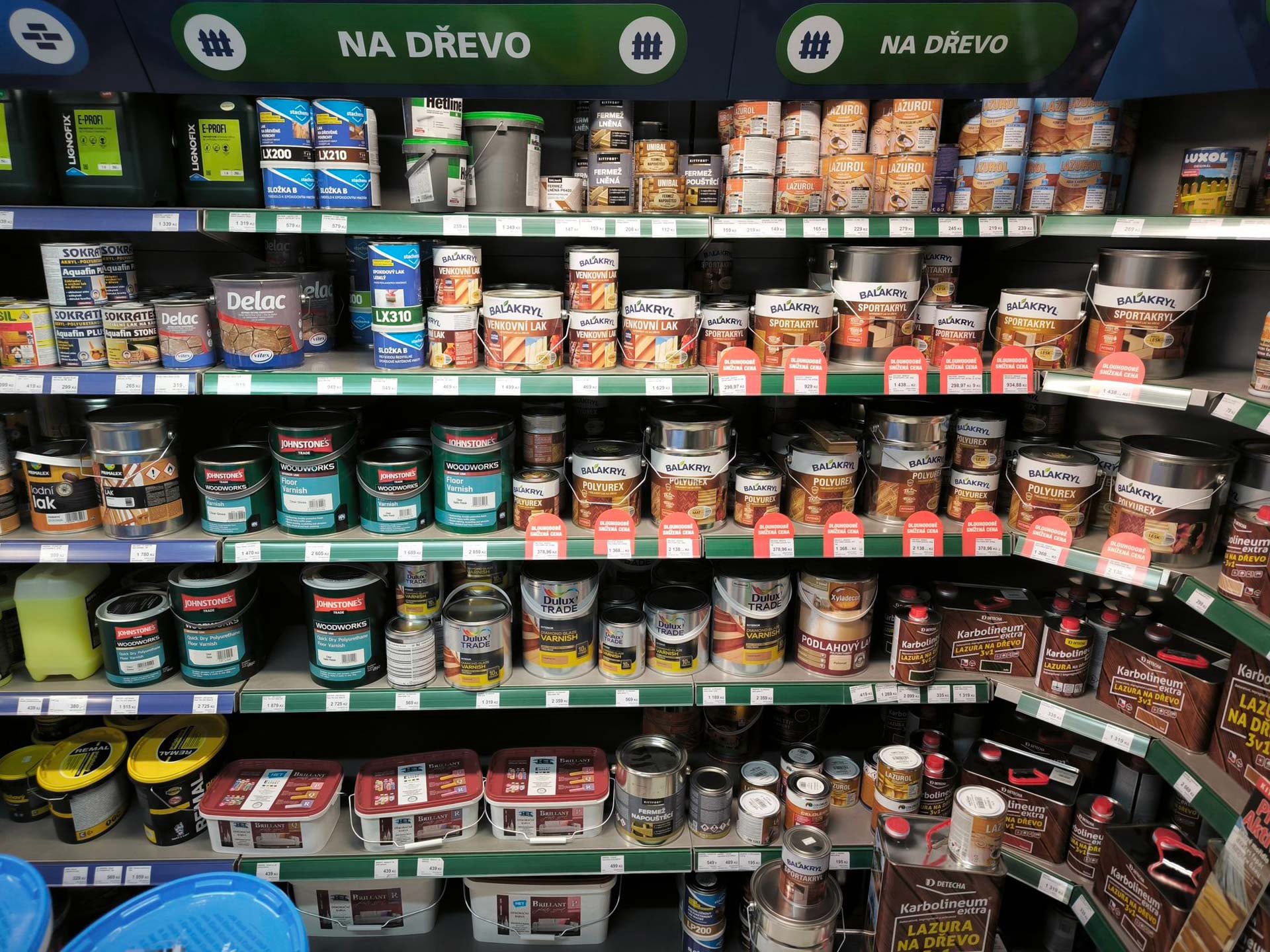 Barvy a lazury na dřevo Dům barev Liberec Merkur Vrchlického 338 Liberec