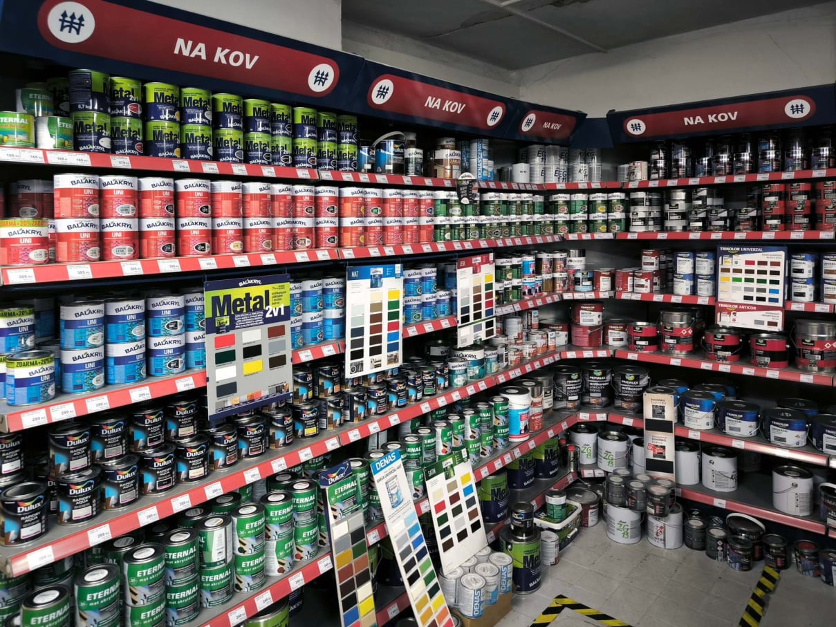 Barvy na kov Dům barev Liberec Merkur Vrchlického 338 Liberec