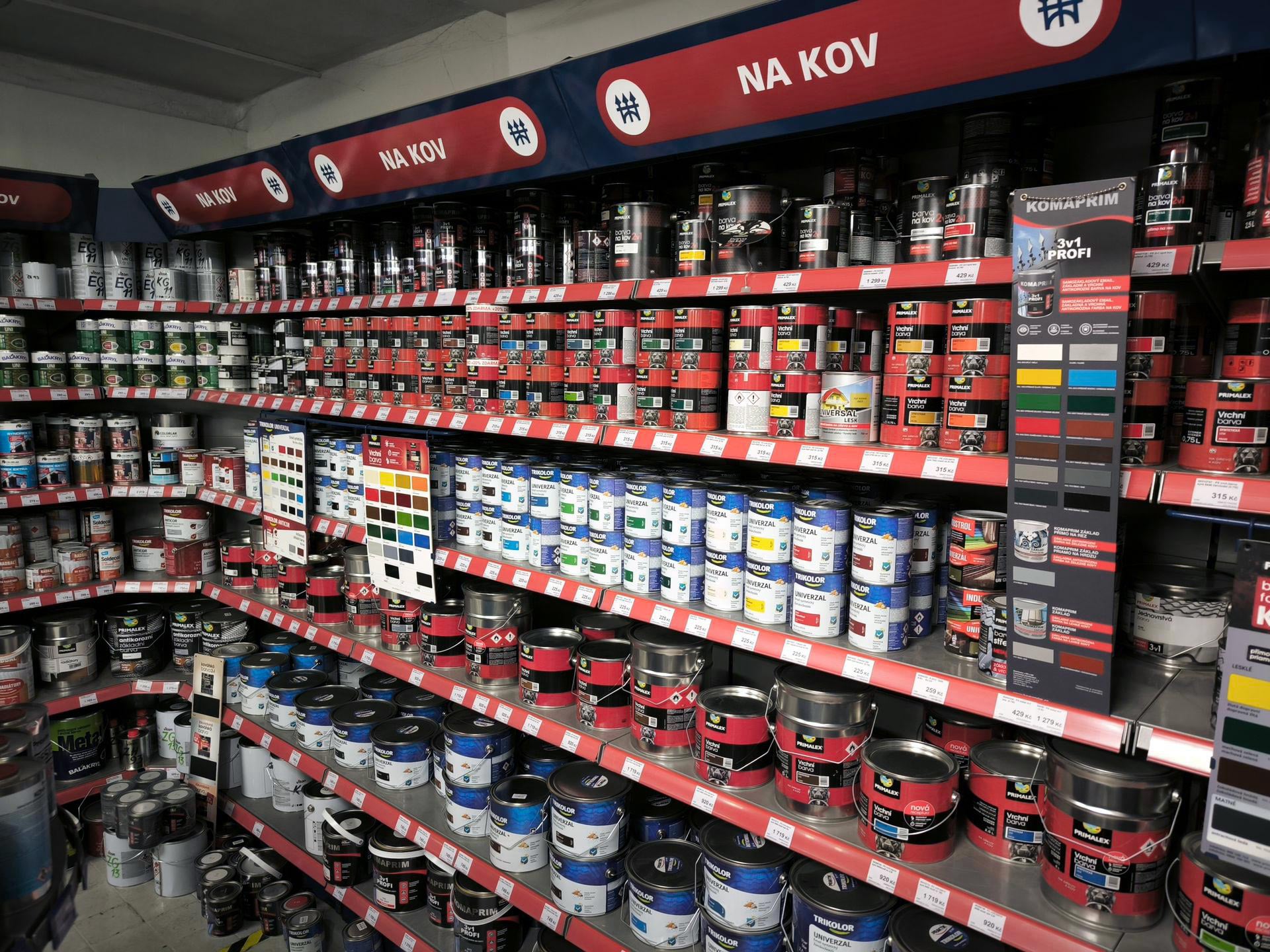 Barvy na kov Dům barev Liberec Merkur Vrchlického 338 Liberec