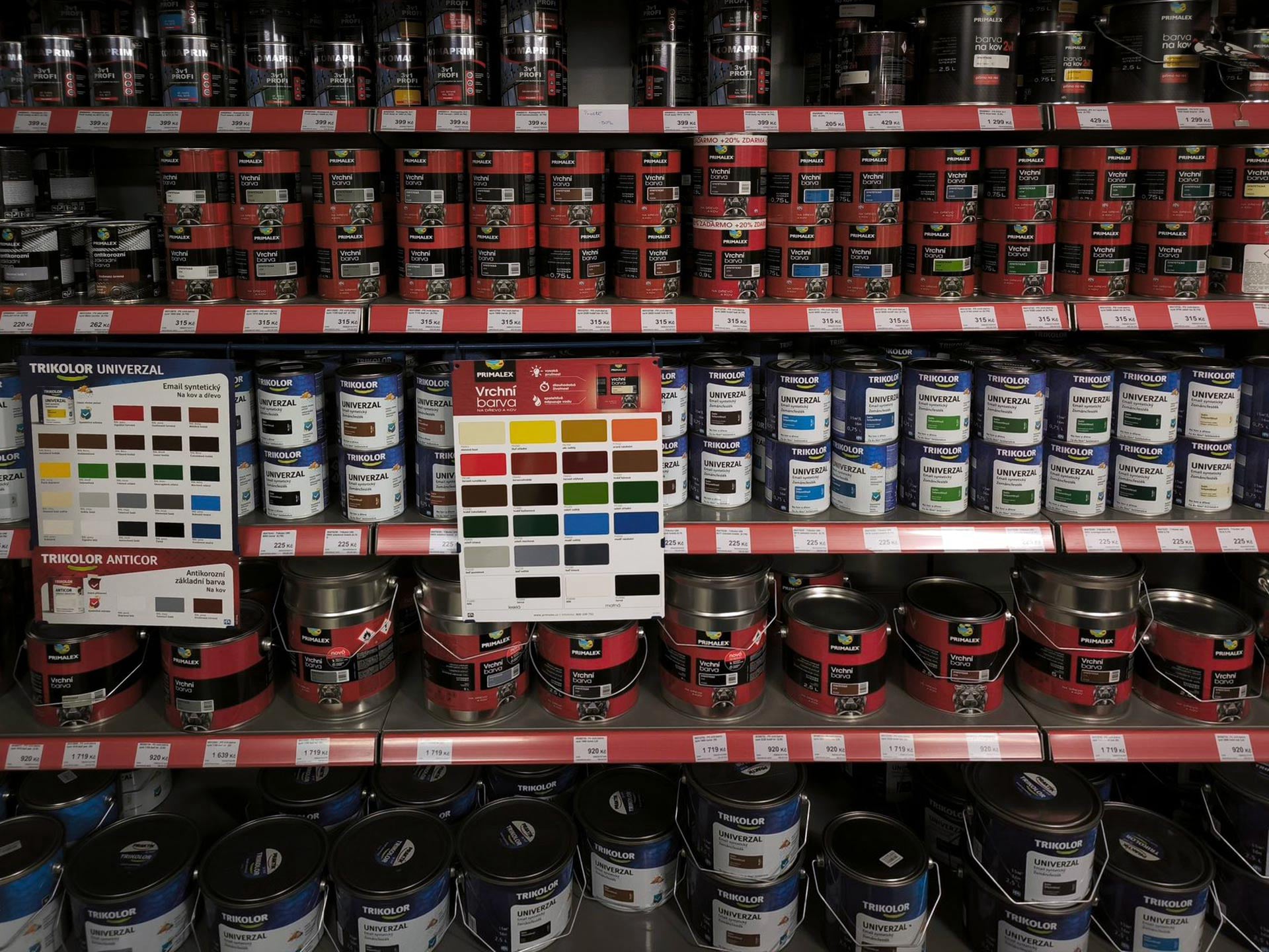 Barvy na kov Dům barev Liberec Merkur Vrchlického 338 Liberec