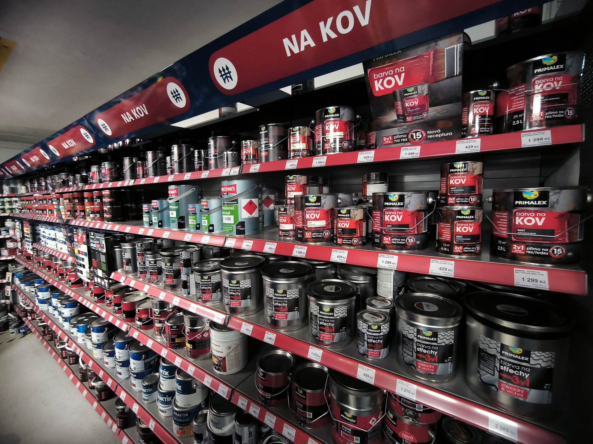 Barvy na kov Dům barev Liberec Merkur Vrchlického 338 Liberec