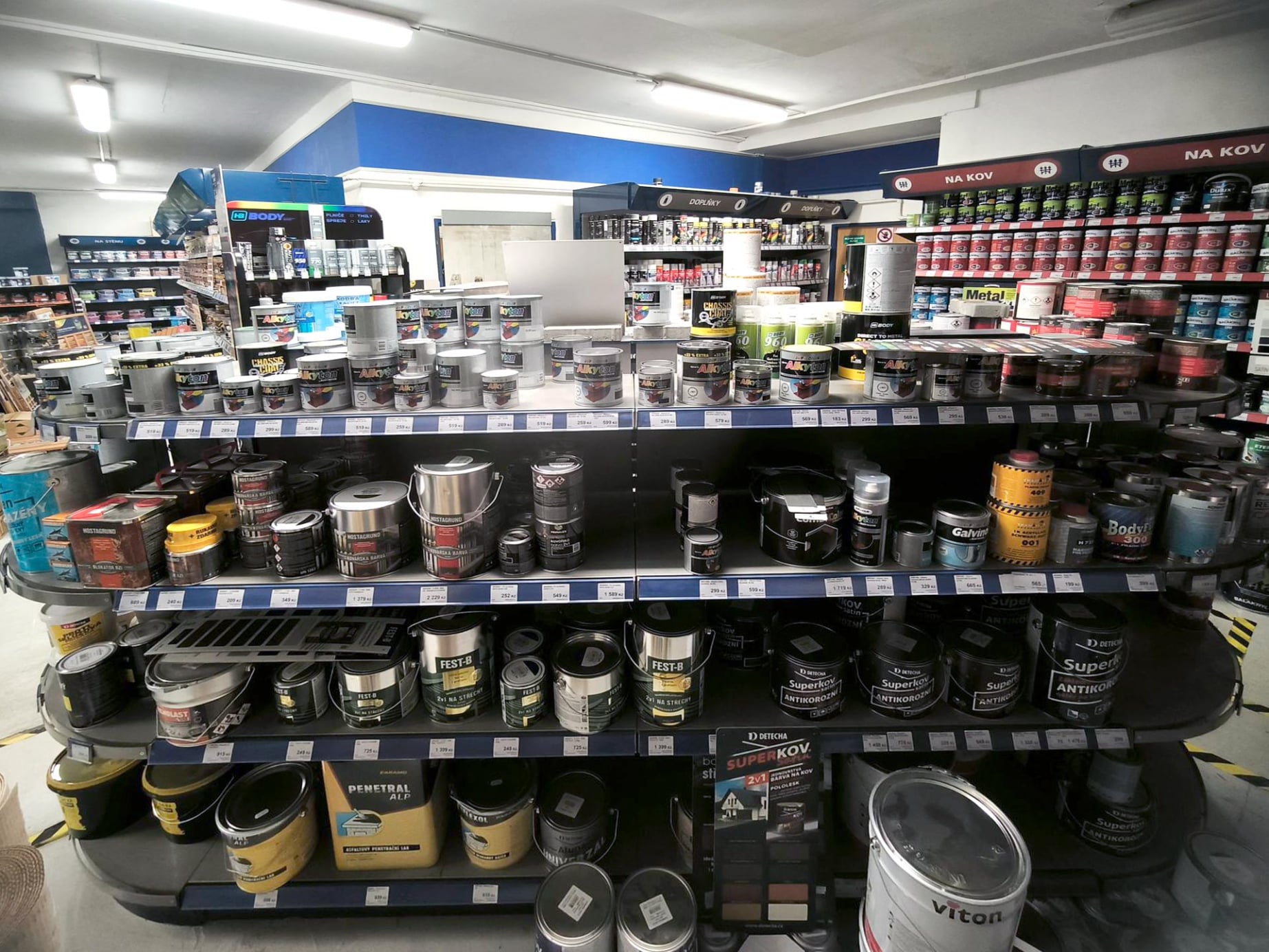 Barvy na podlahy Dům barev Liberec Merkur Vrchlického 338 Liberec