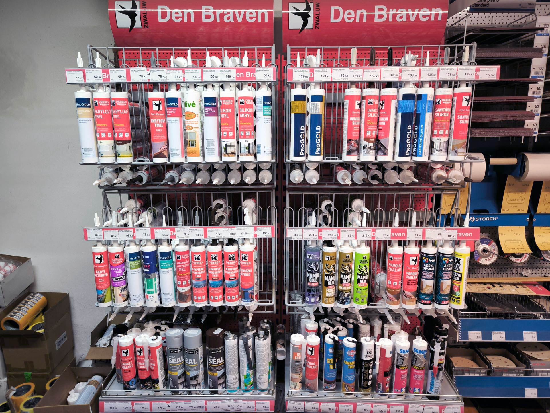 Tmely, lepidla a stěrky Dům barev Liberec Merkur Vrchlického 338 Liberec