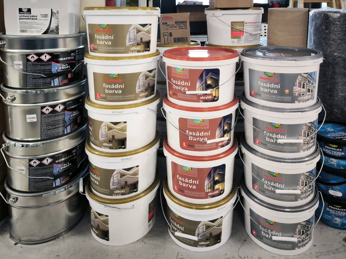 Venkovní fasádní nátěry Dům barev Liberec Merkur Vrchlického 338 Liberec